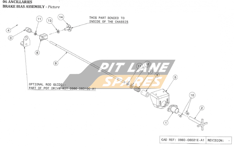 BRAKE BIAS ASSEMBLY Diagram